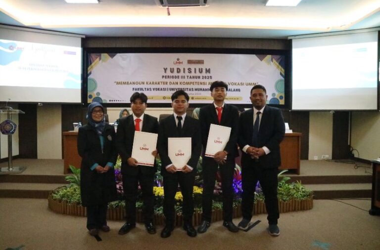 Fakultas Vokasi UMM Tetapkan Lulusan Tiga Mahasiswa D3 Teknologi Elektronika Raih Predikat Terbaik